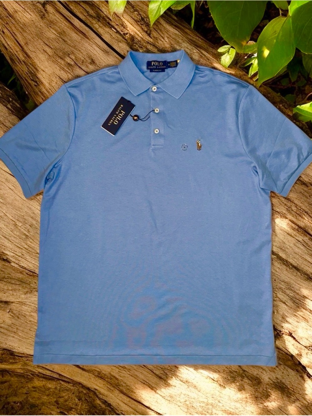 Polo Ralph Lauren Men’s Soft Cotton Classic Fit Polo Shirt Blue MSRP $120 - XL